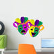 Mardi Gras Masks Wall Decal