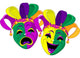Mardi Gras Masks Wall Decal