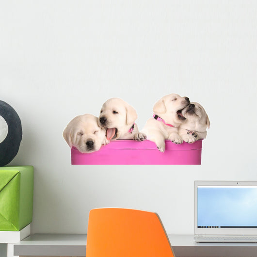Playful Puppies Wall Decal
