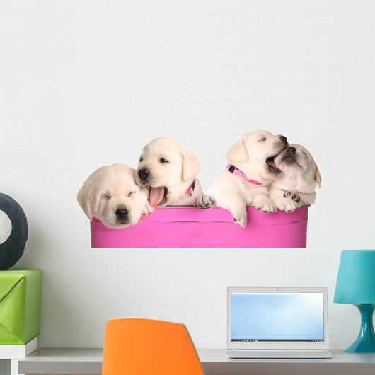Playful Puppies Wall Decal