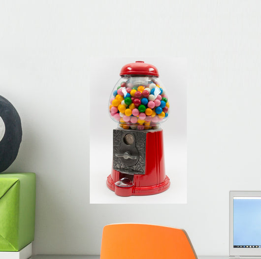 Bubble Gum Machine Wall Decal
