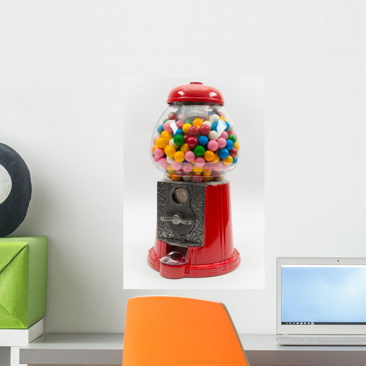 Bubble Gum Machine Wall Decal