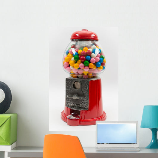 Bubble Gum Machine Wall Decal