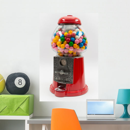 Bubble Gum Machine Wall Decal