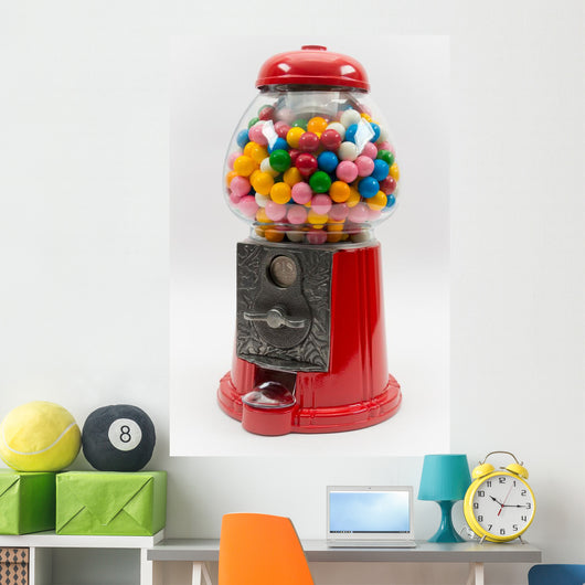 Bubble Gum Machine Wall Decal