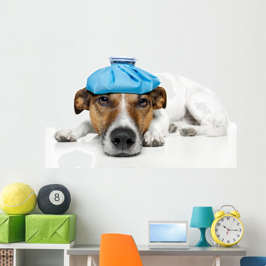 Sick Dog Wall Decal
