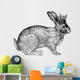 Royal Bunny Wall Decal