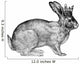 Royal Bunny Wall Decal