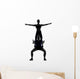 Couple Woman Man Exercising Wall Decal