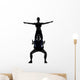 Couple Woman Man Exercising Wall Decal