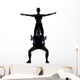 Couple Woman Man Exercising Wall Decal
