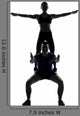 Couple Woman Man Exercising Wall Decal