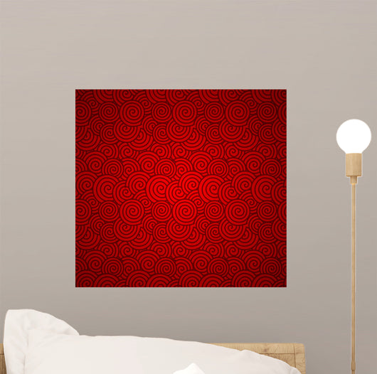 Vector Traditional Chinese Wall Decal