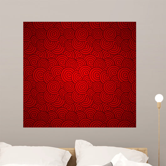 Vector Traditional Chinese Wall Decal