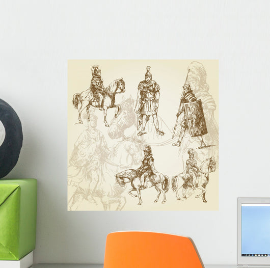Legionary Hand Drawn Collection Wall Decal
