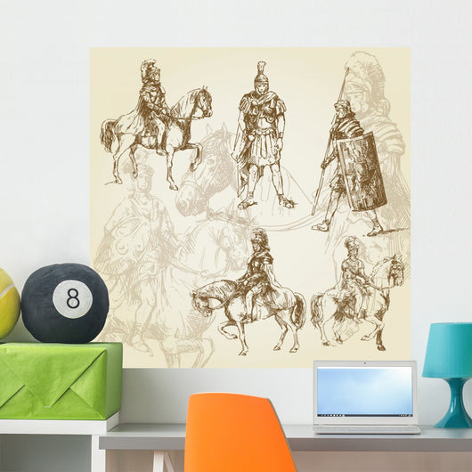 Legionary Hand Drawn Collection Wall Decal