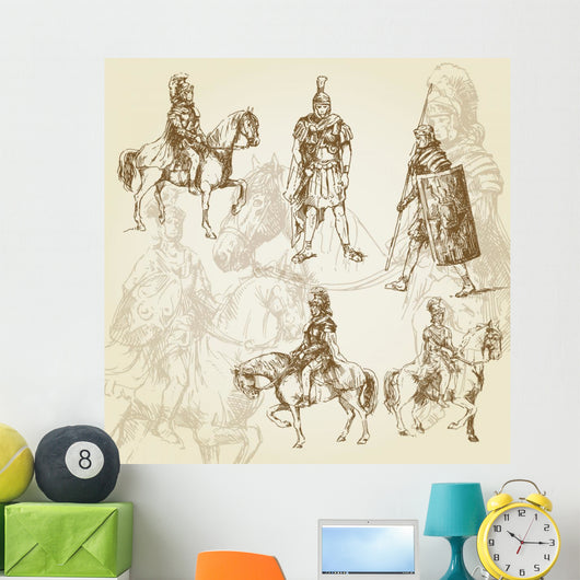 Legionary Hand Drawn Collection Wall Decal