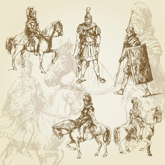 Legionary Hand Drawn Collection Wall Decal