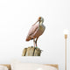Roseate Spoonbill Wood Post Wall Decal