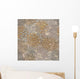 Vector Seamless Floral Grunge Wall Decal