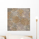 Vector Seamless Floral Grunge Wall Decal