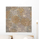 Vector Seamless Floral Grunge Wall Decal