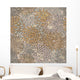 Vector Seamless Floral Grunge Wall Decal