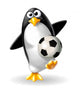 Penguin Player Wall Decal