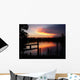 Sunset And Pier Wall Decal