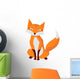 Very Cute Cartoon Fox Wall Decal