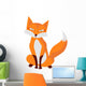 Very Cute Cartoon Fox Wall Decal