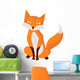 Very Cute Cartoon Fox Wall Decal