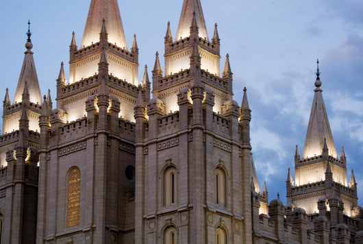 Salt Lake City Temple in the Evening Wall Decal