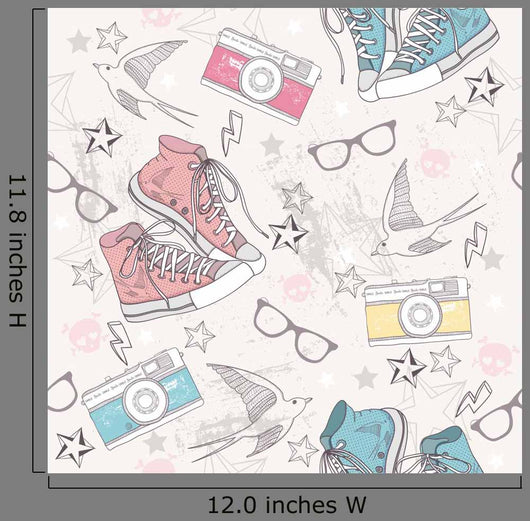 Cute Grunge Abstract Pattern Wall Decal