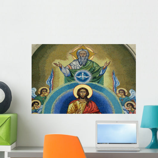 Mosaic Entrance Holy Trinity Wall Decal