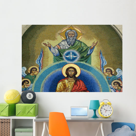 Mosaic Entrance Holy Trinity Wall Decal
