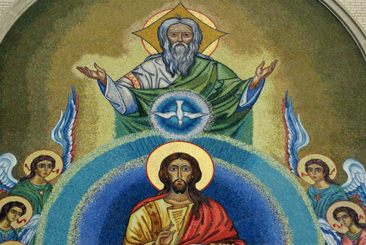 Mosaic Entrance Holy Trinity Wall Decal