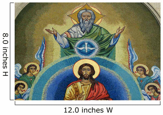Mosaic Entrance Holy Trinity Wall Decal