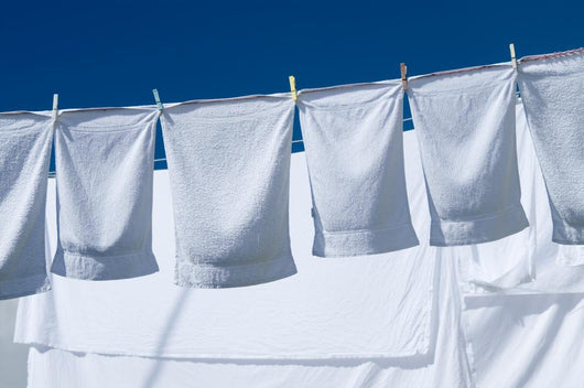Towels on a Laundry Line Wall Decal