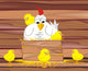 Henhouse Hen And Her Wall Decal