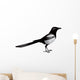 Magpie Bird Realistic Vector Wall Decal