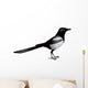 Magpie Bird Realistic Vector Wall Decal