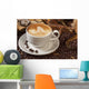 Coffee Mug with Latte Wall Decal