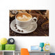 Coffee Mug with Latte Wall Decal