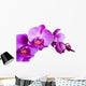 Purple Orchid White Wall Decal
