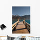 Alps Lake Pier Vertical Wall Decal