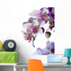 White Orchids Wall Decal