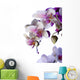 White Orchids Wall Decal