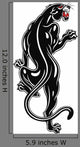 Traditional Tattoo Panther Wall Decal