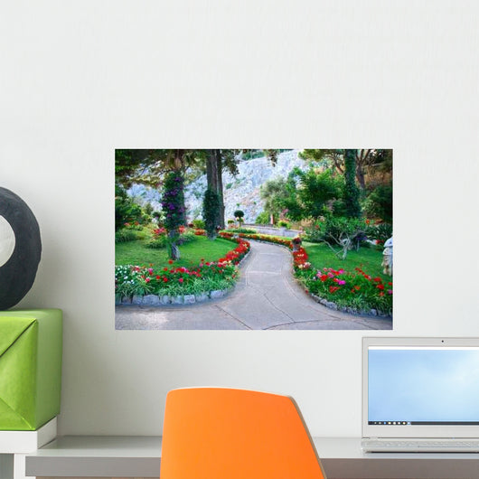 Public Garden Capri Island Wall Decal